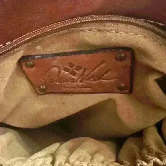 Excellent! PATRICIA NASH Italian Leather Floral CROSSBODY Bag - Picture 4 of 5